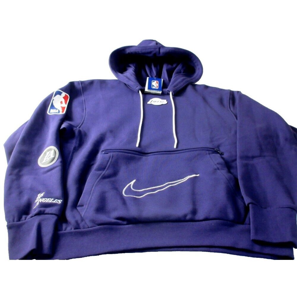 Nike Men's NBA L.A. Lakers Courtside City Edition Hoodie Purple Size Medium NWT